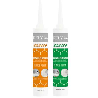 Waterproof Antifungal  Cartridge Caulking Neutral Silicone Sealant for Kitchen Bathroom Sanitary