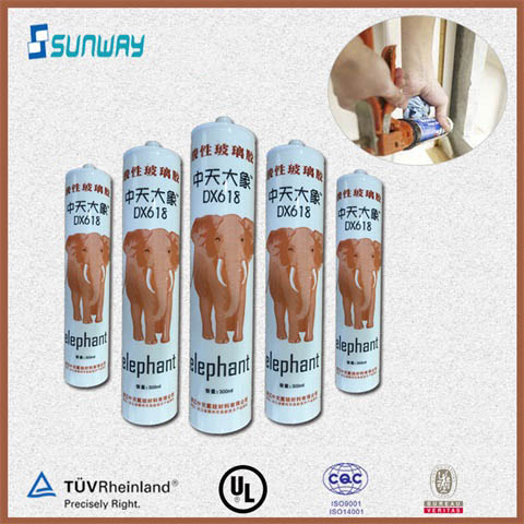 Acetoxy Silicone Adhesive Sealant for Window